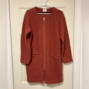 Wilfred 100% Marino Wool Jacket in Rust